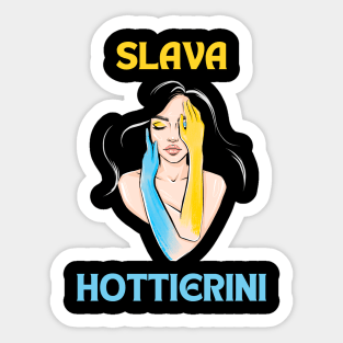 Hot Ukraini, Slava Ukraini, Hottest Ukraine, Sticker